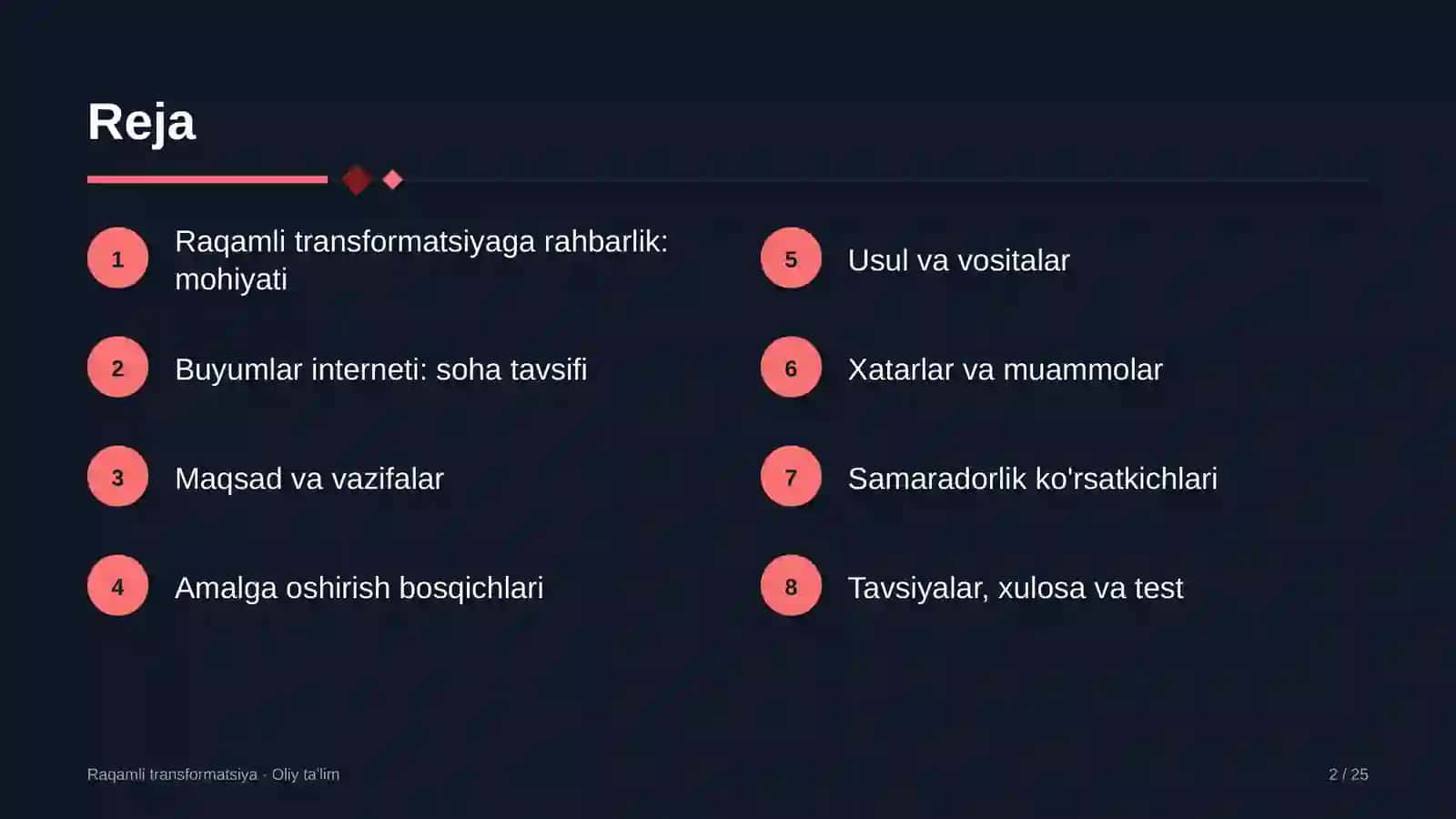 buyumlar interneti sohasida raqamli transformatsiyaga rahbarlikni tashkil etish 6033 2