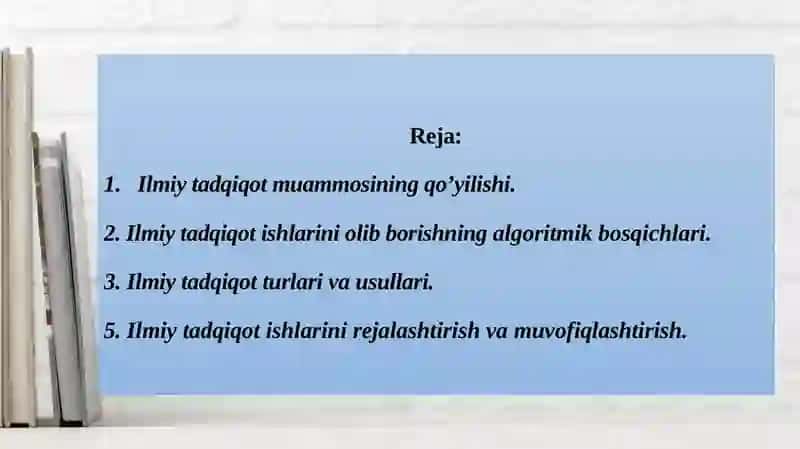 Ilmiy-tadqiqotishlariniolibborishbosqichlari 2