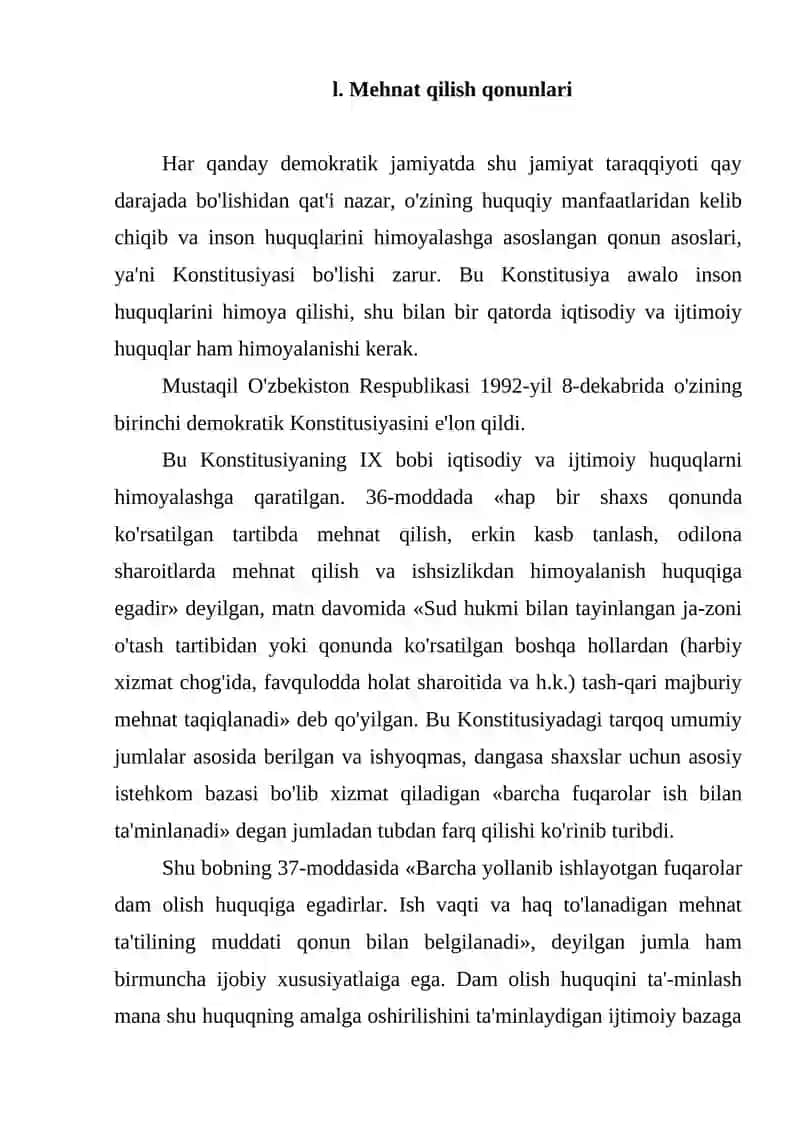 Mehnat Faoliyati Bilan Shug'ullanuvchi Shaxslarga Qo'yiladigan Kasbiy va Shaxsiy Talablar 2