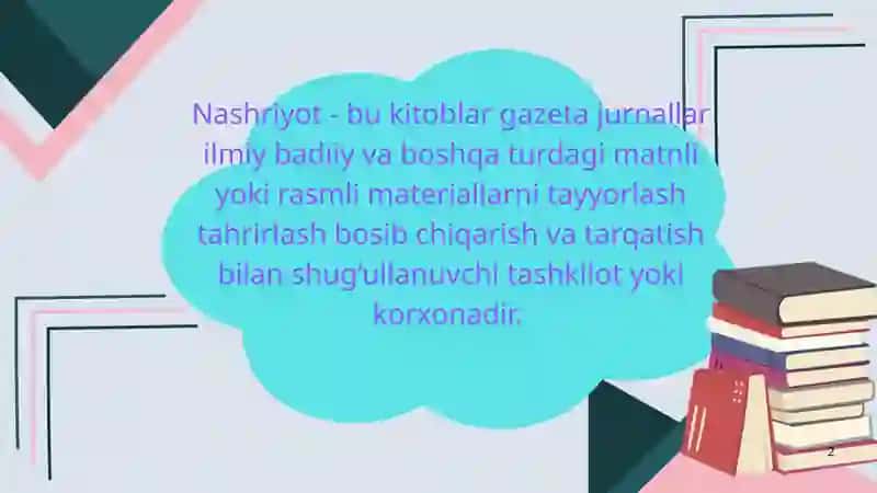 Nashriyotchilik 2