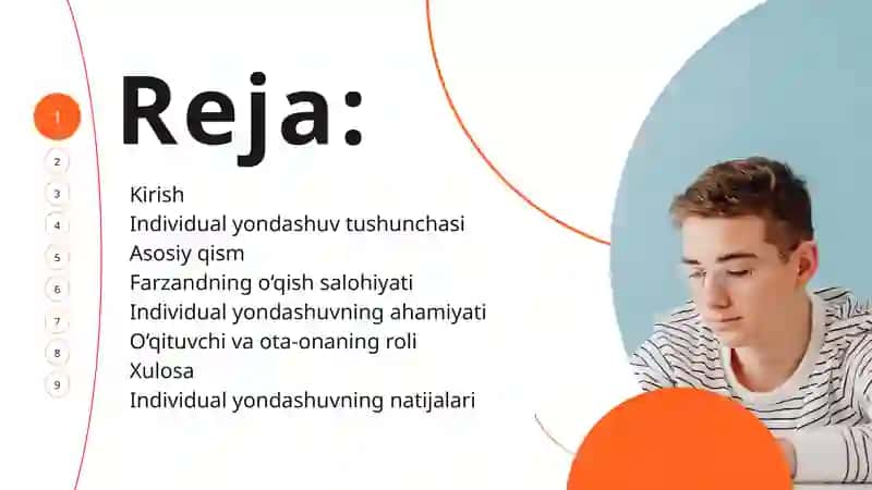 Individual yondashuv va farzandning o'qish salohiyatini oshirish 2