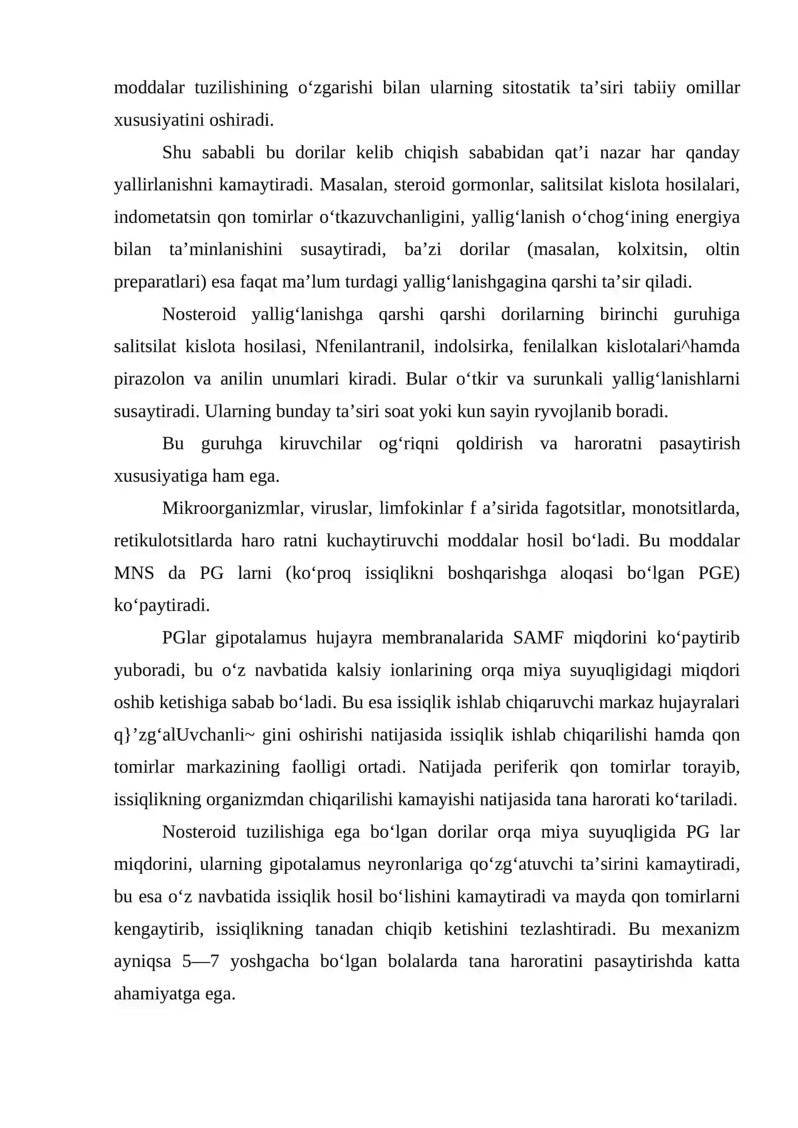 Yallig‘lanishga qarshi dori vositalari 2