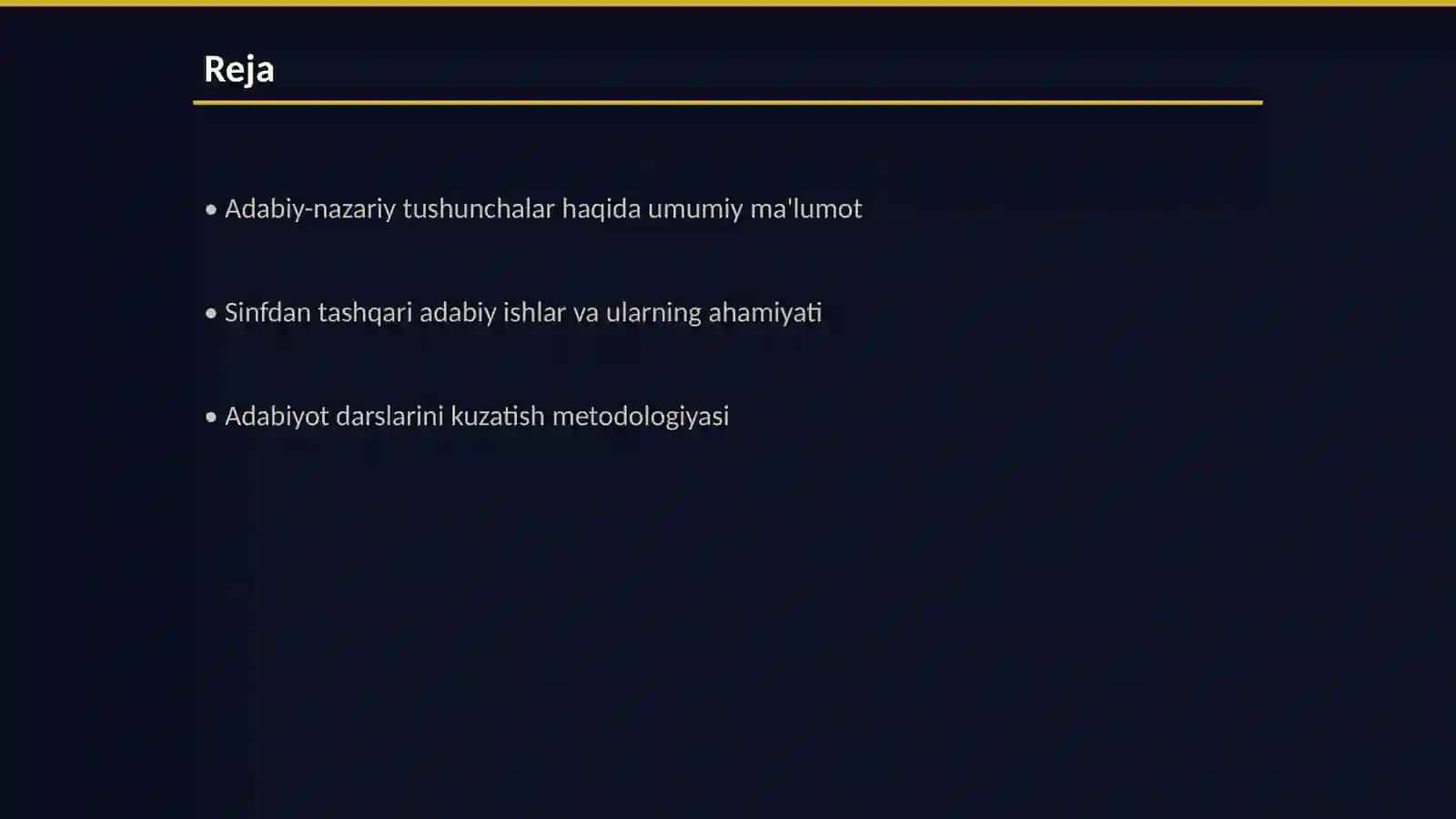 Adabiy-nazariy tushunchalami o`rganish 2