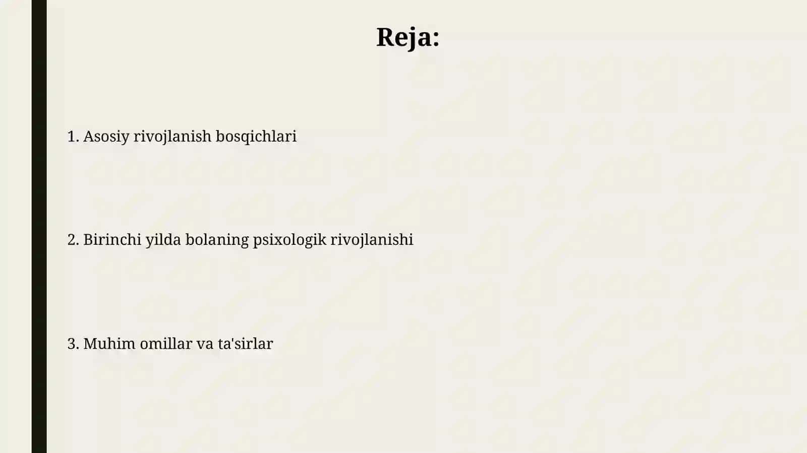YOSHGACHA BO'LGAN BOLALAR PISIXIKRIVOJLANISH 2