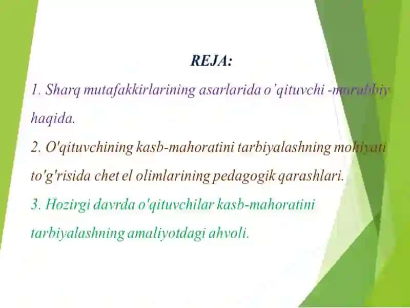 Pedagogik nutq taraqqiyotida oʻqituvchining kasbiy mahorati hamda burch va masʼuliyatlari 2