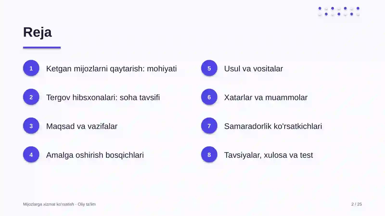 tergov hibsxonalarida ketgan mijozlarni qaytarib jalb etish 2202 2
