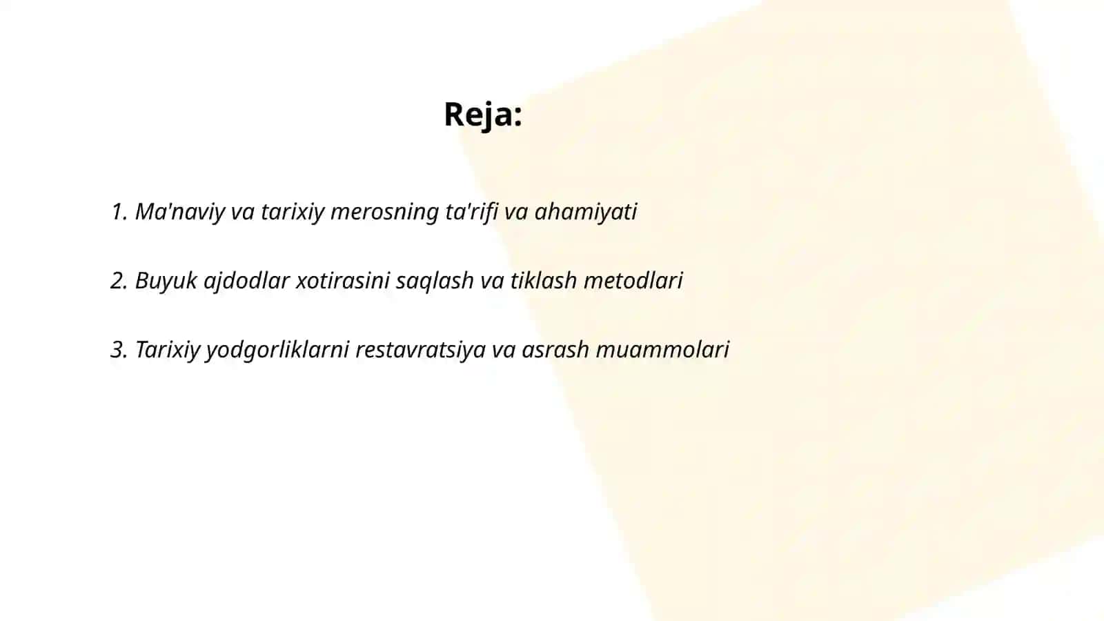 Ma'naviy va tarixiy meros 2