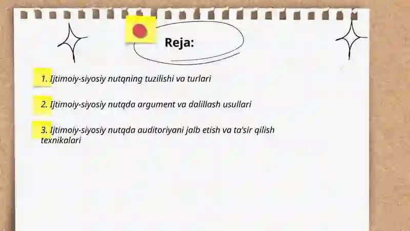 Ijtimoiy-siyosiy notiqlik 2