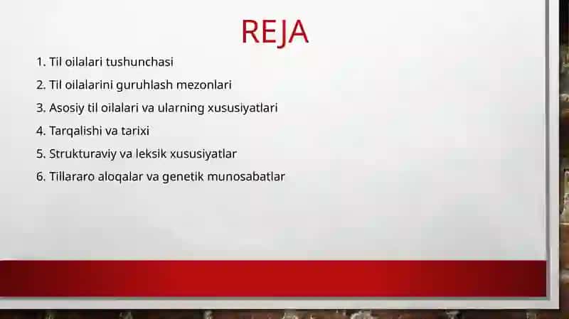 Til oilalari 2
