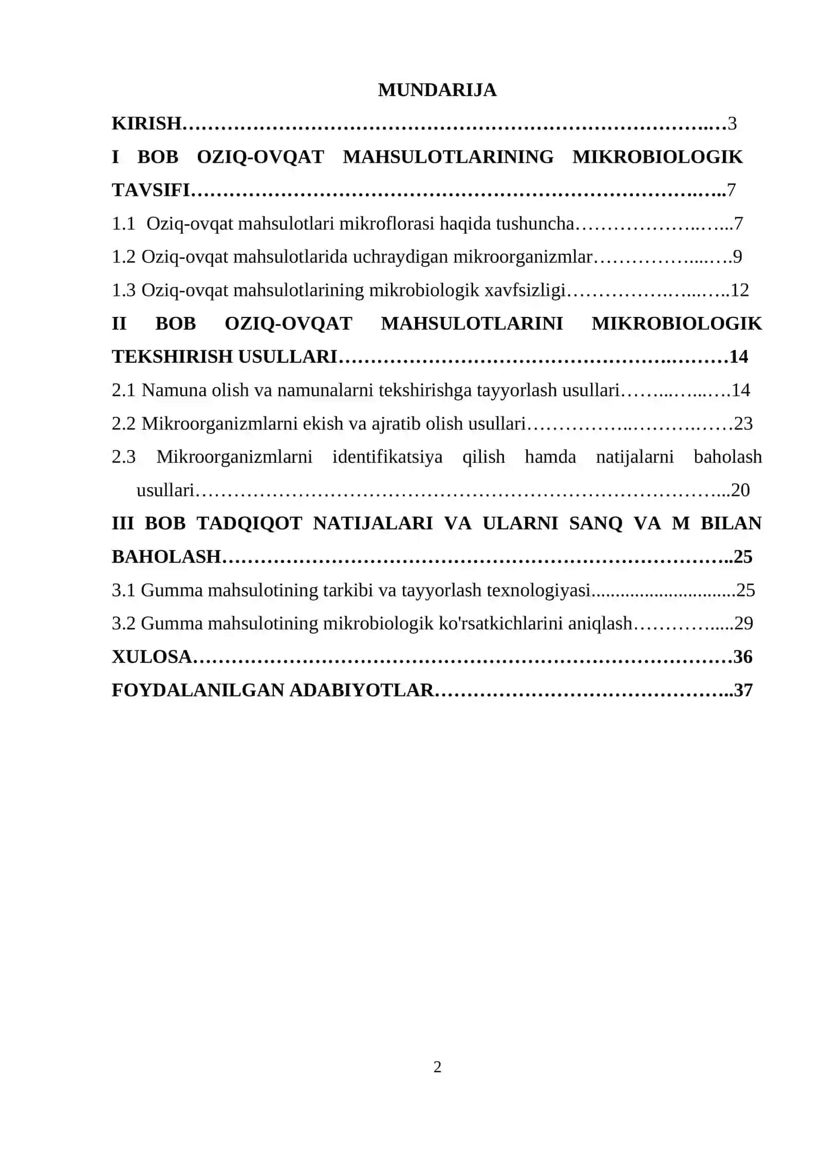 Oziq ovqat  mahsulotlarini mikrobiologik tekshirish usullari 2