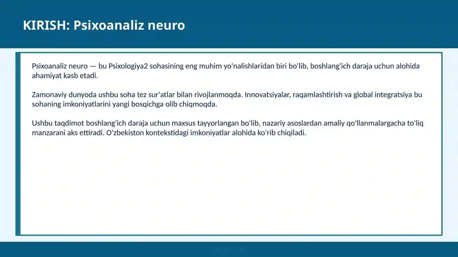 Psixoanaliz neuro 2