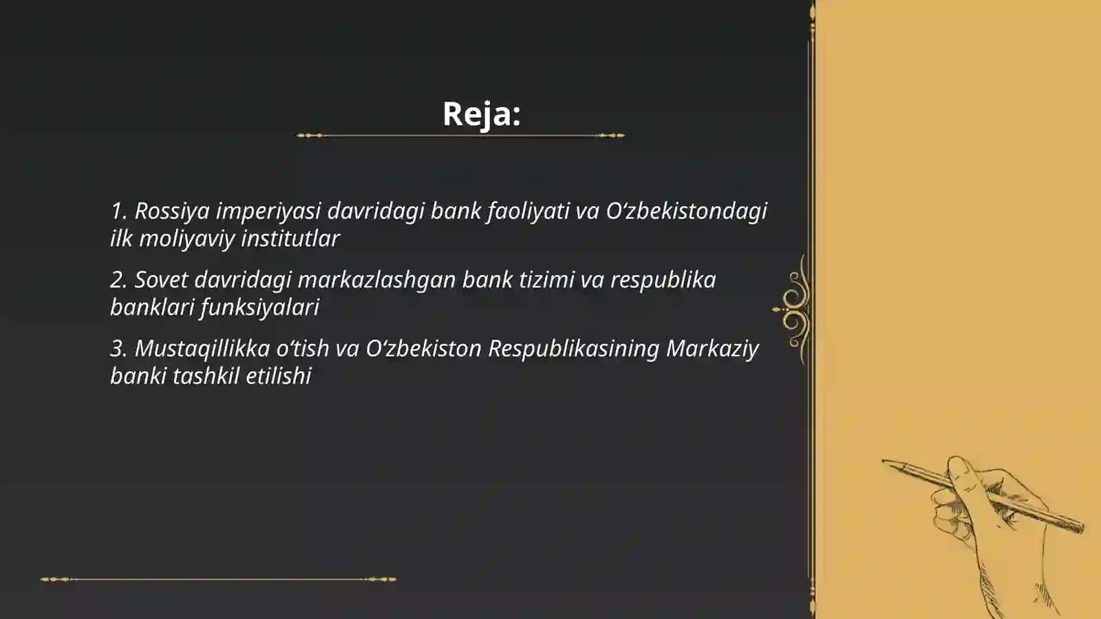 O‘zbekiston bank tizimining shakllanish bosqichlari 2