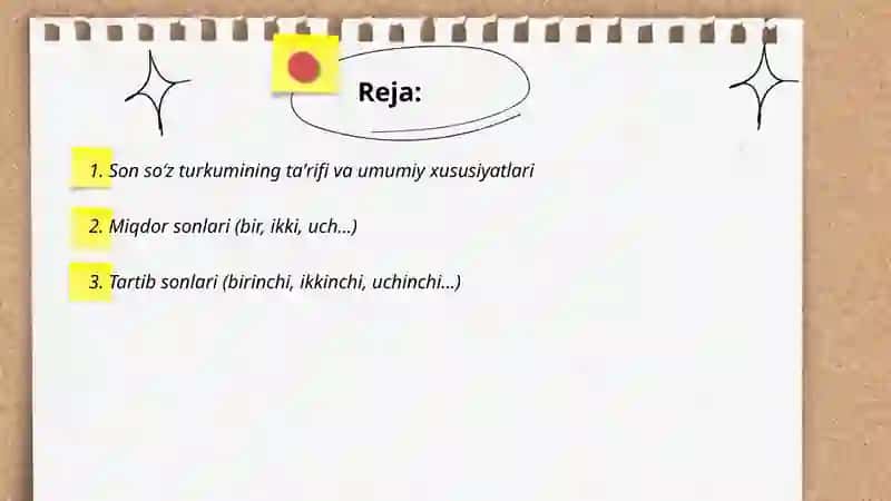 Son so'z turkumi 2