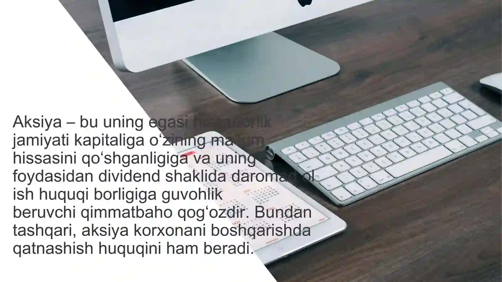 Aksiya va Obligatsiyalar o'rtasidagi farq 2