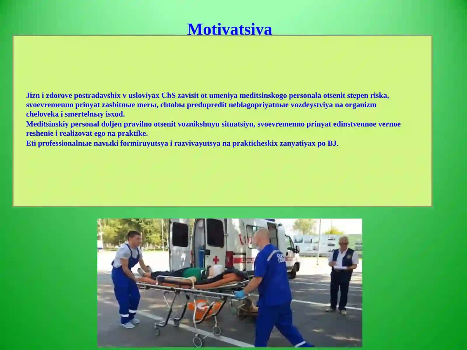 Favqulodda vaziyatlarda birinchi tibbiy yordam 2