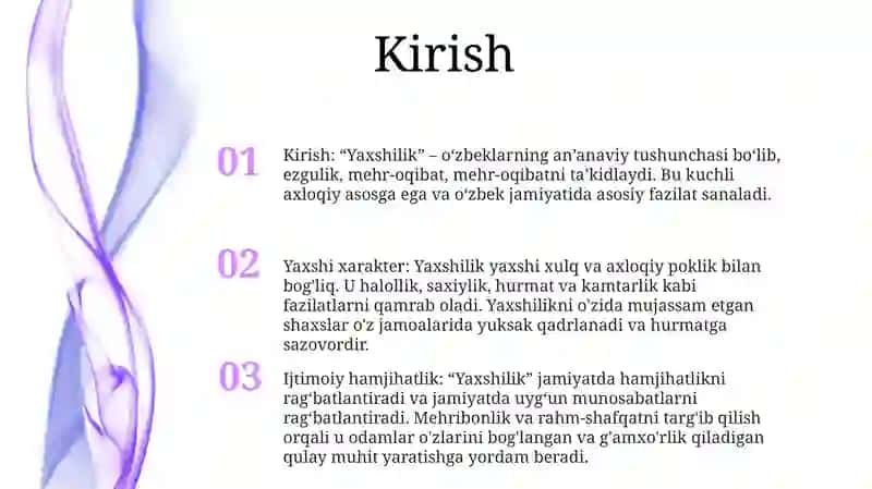 Yaxshilik 2