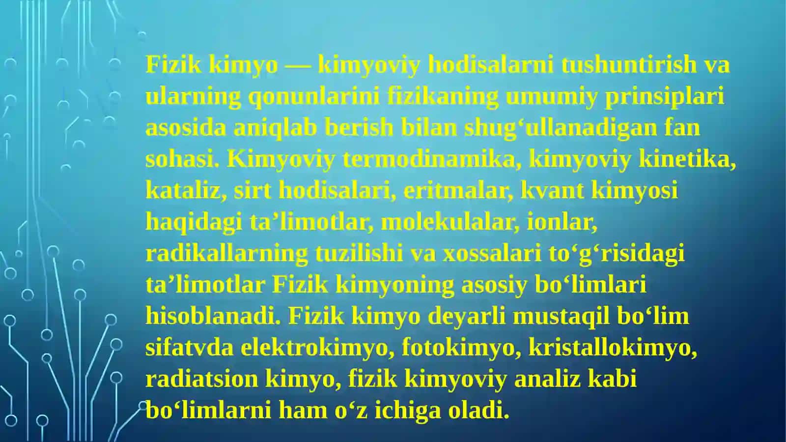 Fizikkimyofaniningqishloqxoʻjaligidatutganoʻrnivaahamiyati 2