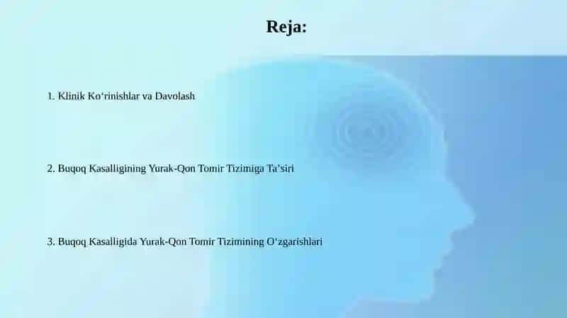 Buqoq Kasalligida Yurak qon tomir tizimidagi oʻzgarishlar 2
