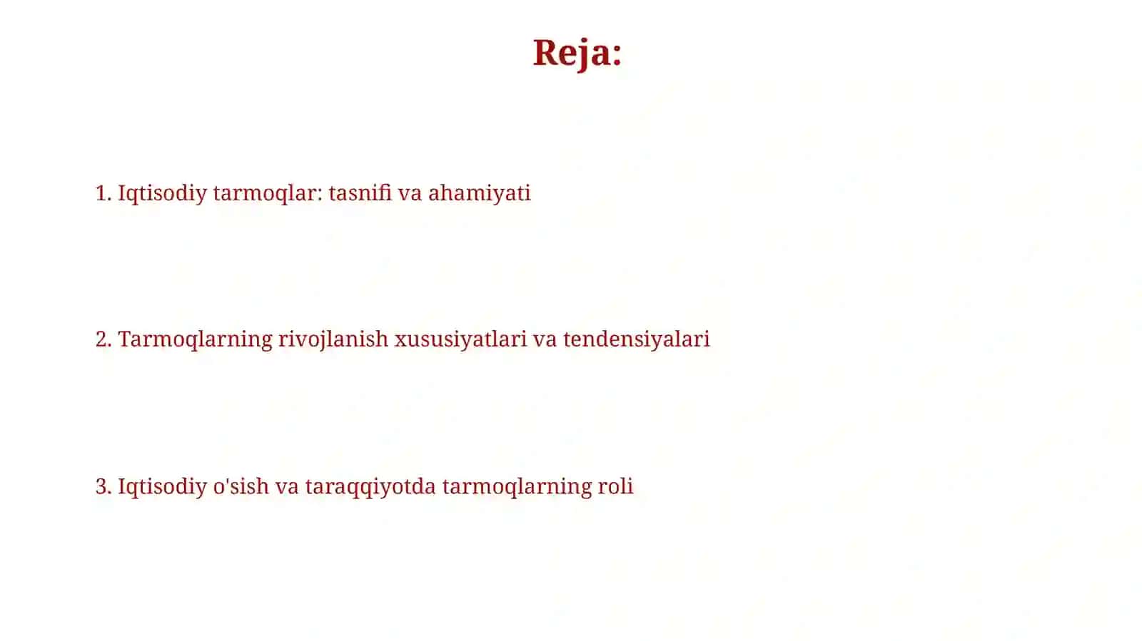 iqtisodiyot tarmoqlari va ularning rivojlanish hususiyatlari 2