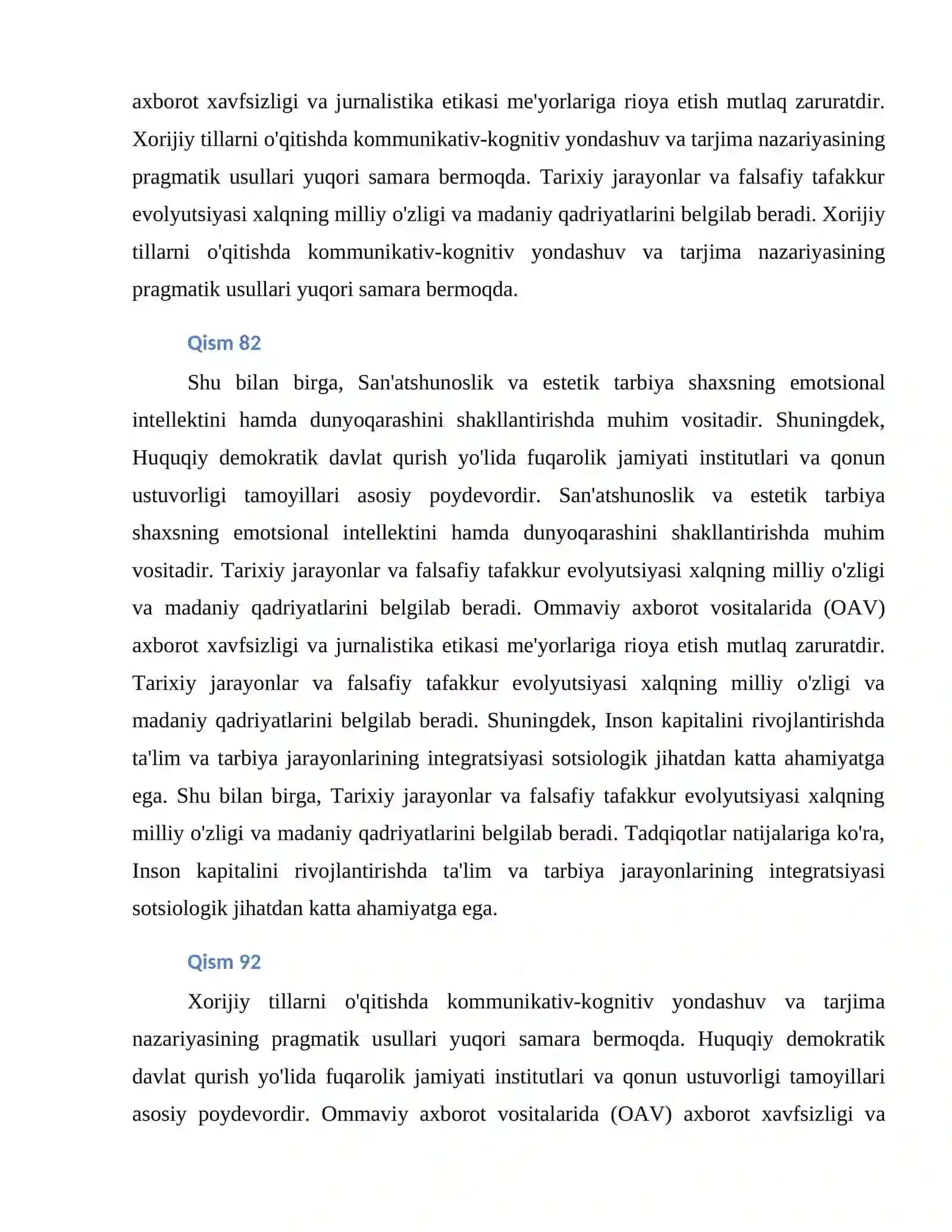 TARJIMA NAZARIYASI - AMALIY TOPSHIRIQLAR 2