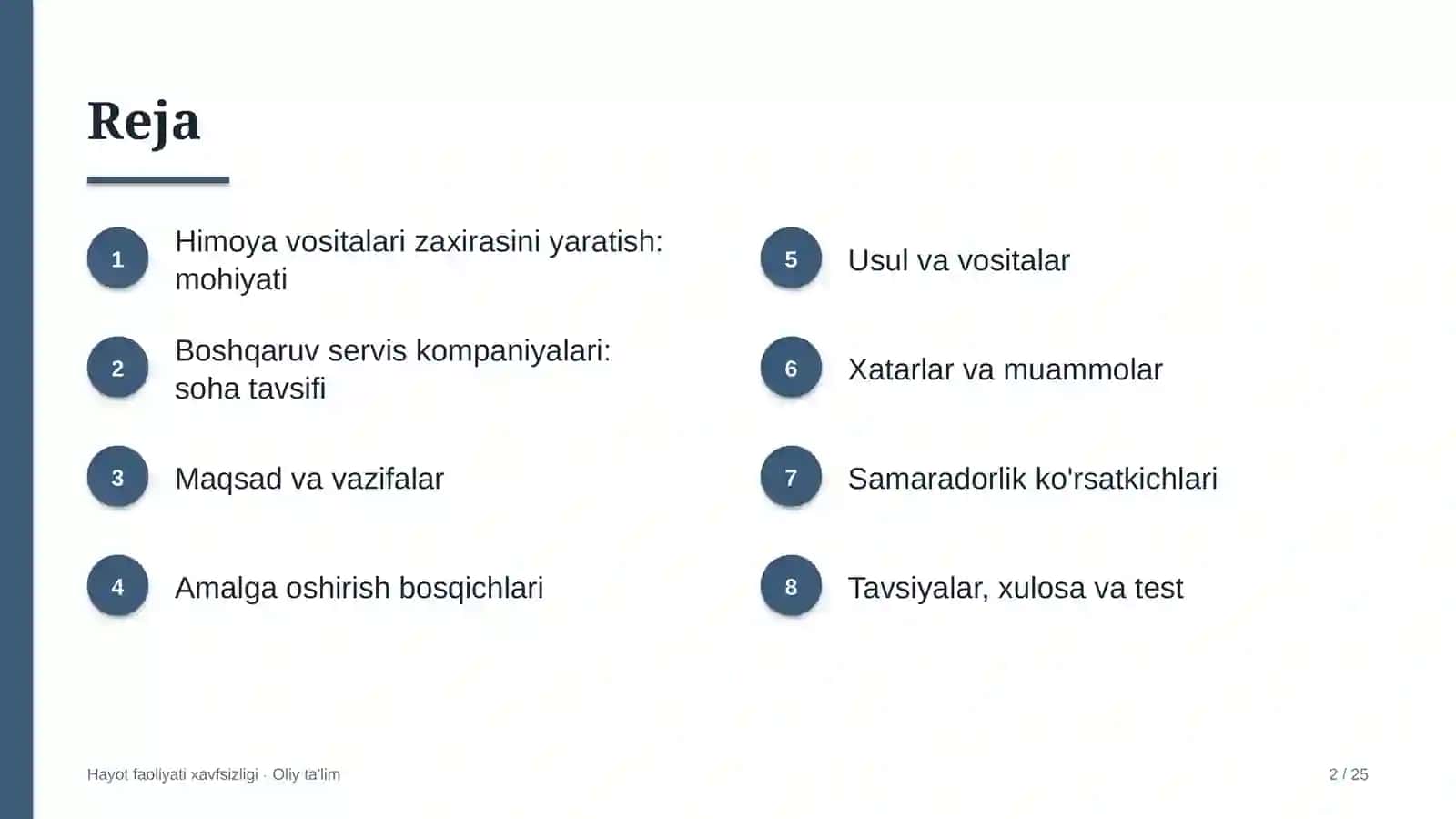 boshqaruv servis kompaniyalarida himoya vositalari zaxirasini yaratish 9586 2