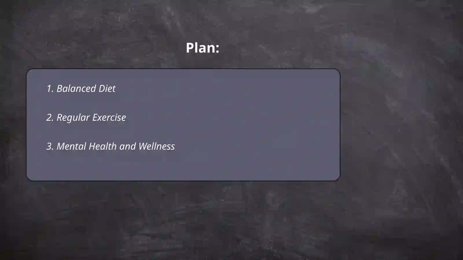 Balanced Diet 2