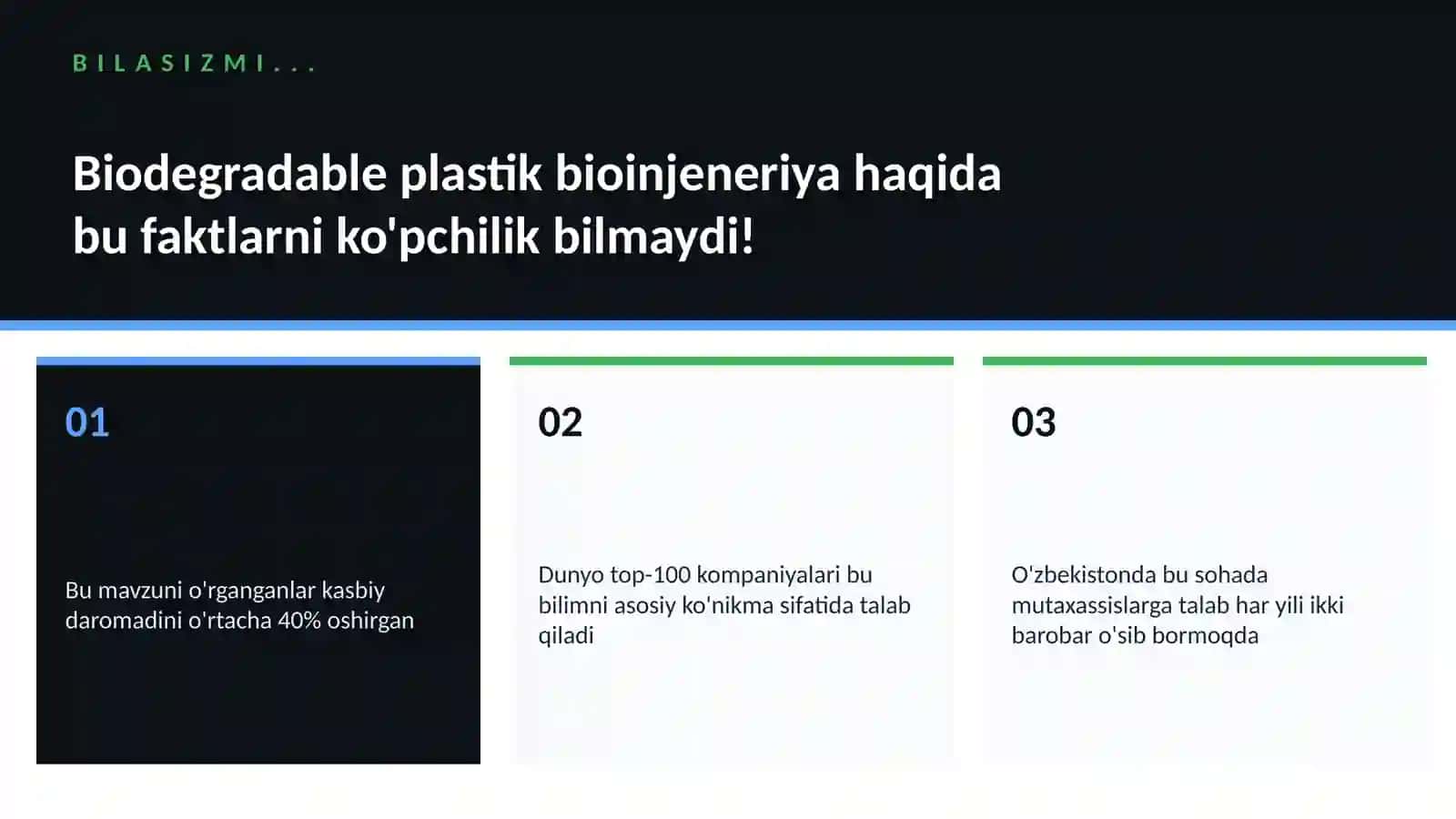 BIOTEXNOLOGIYA VA GENOMIKA 2