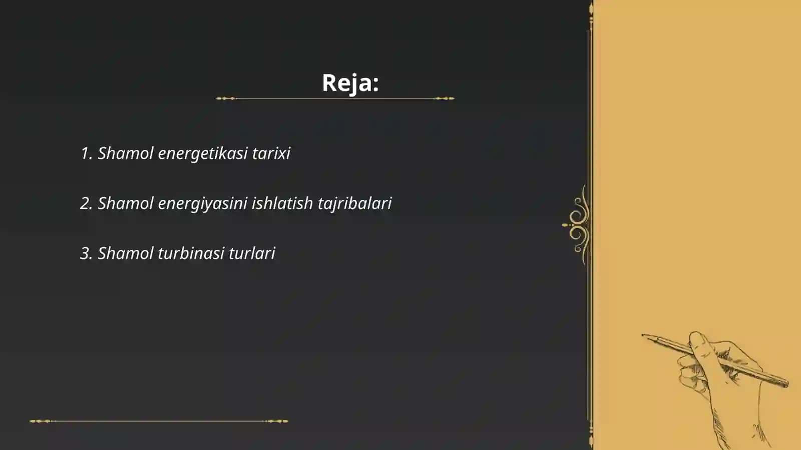 Shamol energetik qurilmalari 2