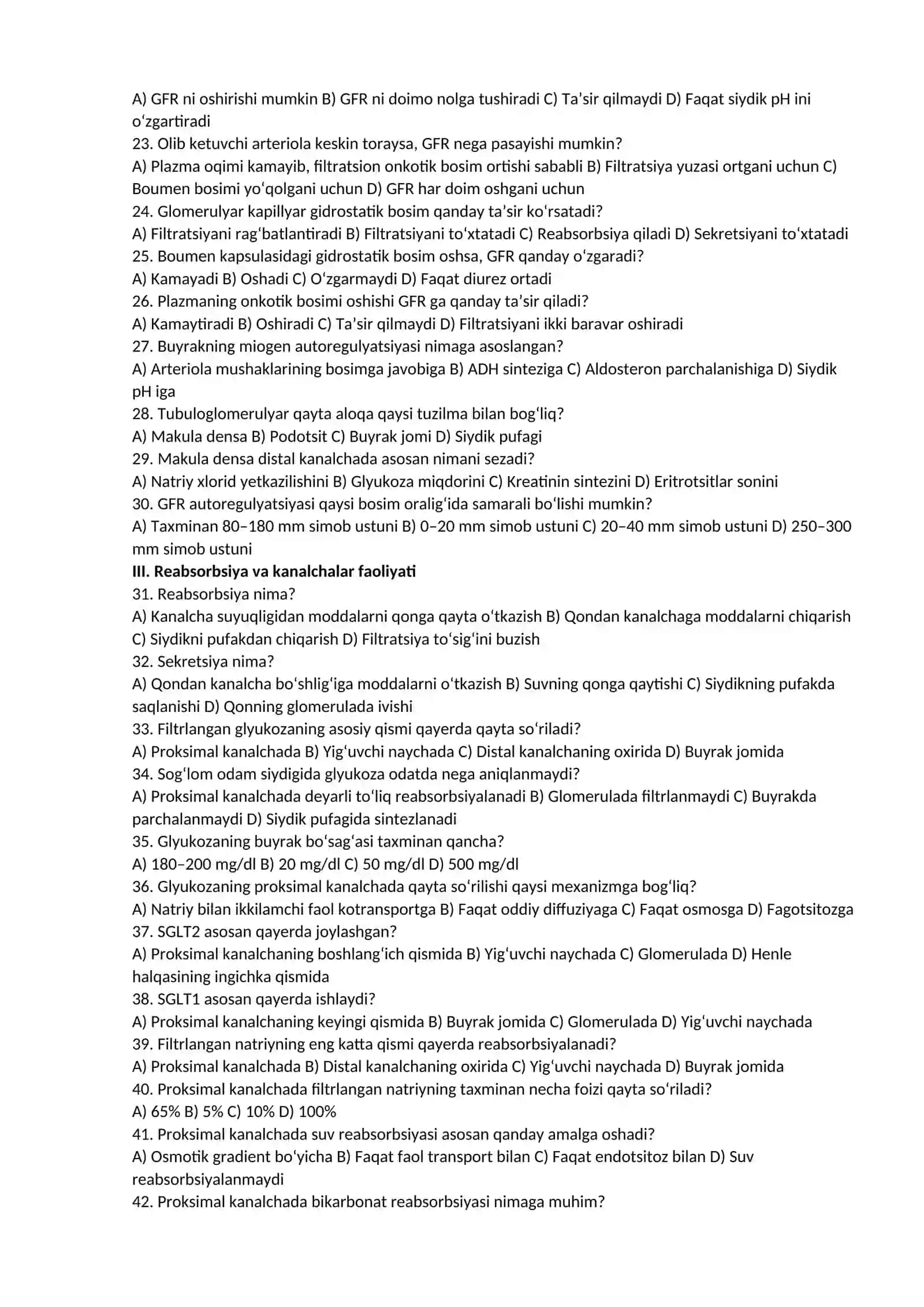 Buyrakning strukturaviy va funksional birligi 2