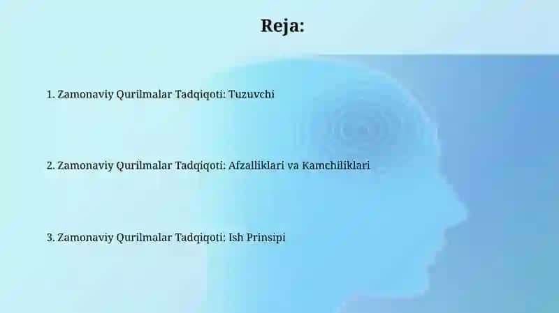 Zamonaviy Qurilmalar Tadqiqoti: Kelajak istiqbollari 2