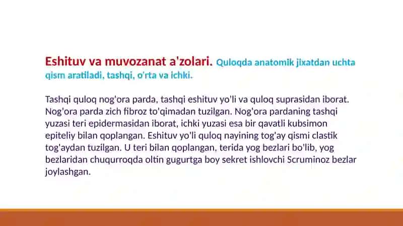 Eshitishning Sitologik mexanizmlari 2