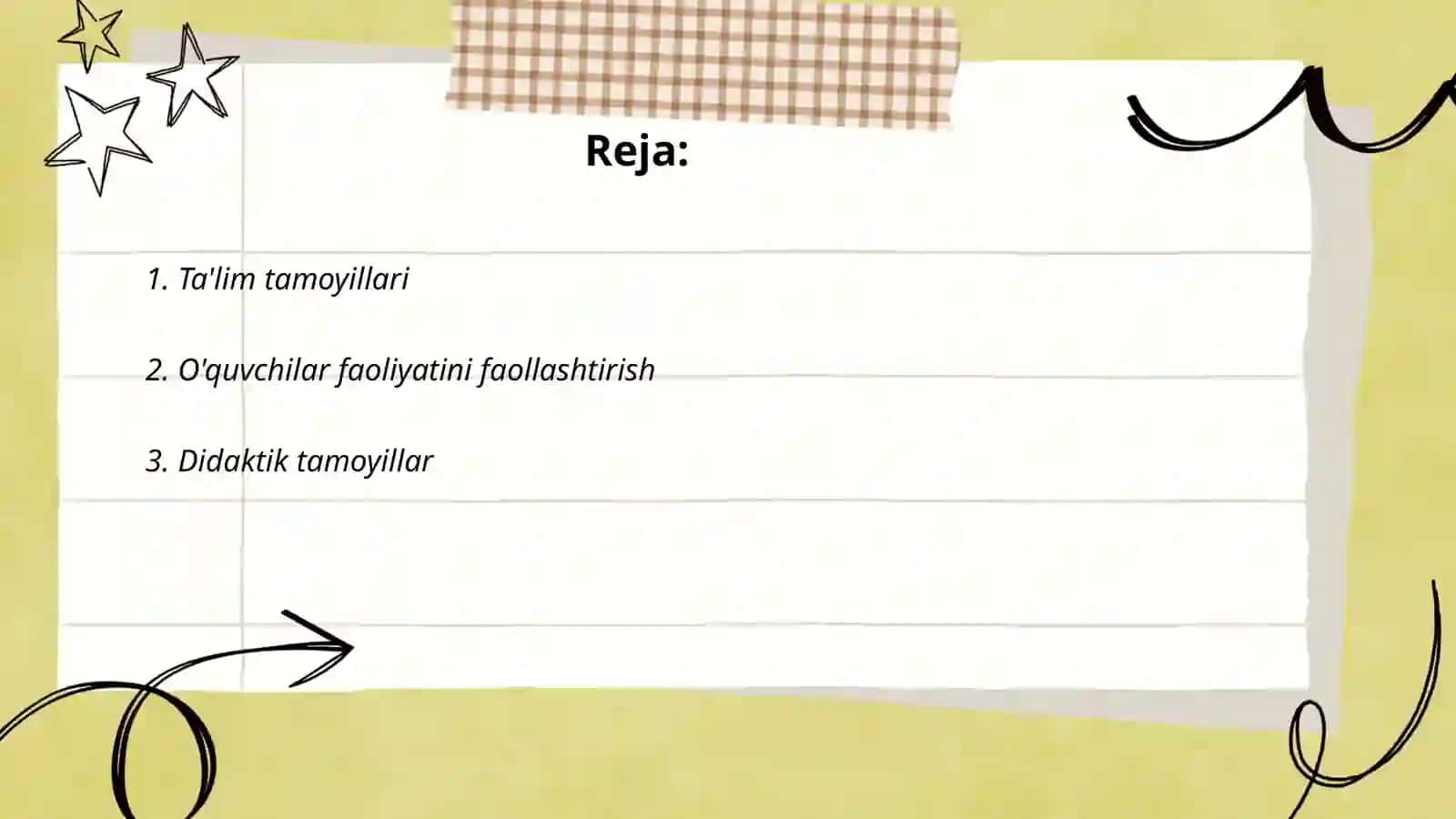 Pedagogik faoliyat tamoyillari 2