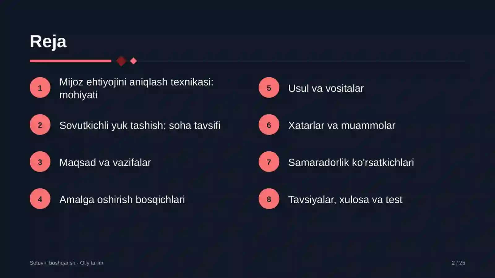 sovutkichli yuk tashishda mijoz ehtiyojini aniqlash texnikasi 6260 2
