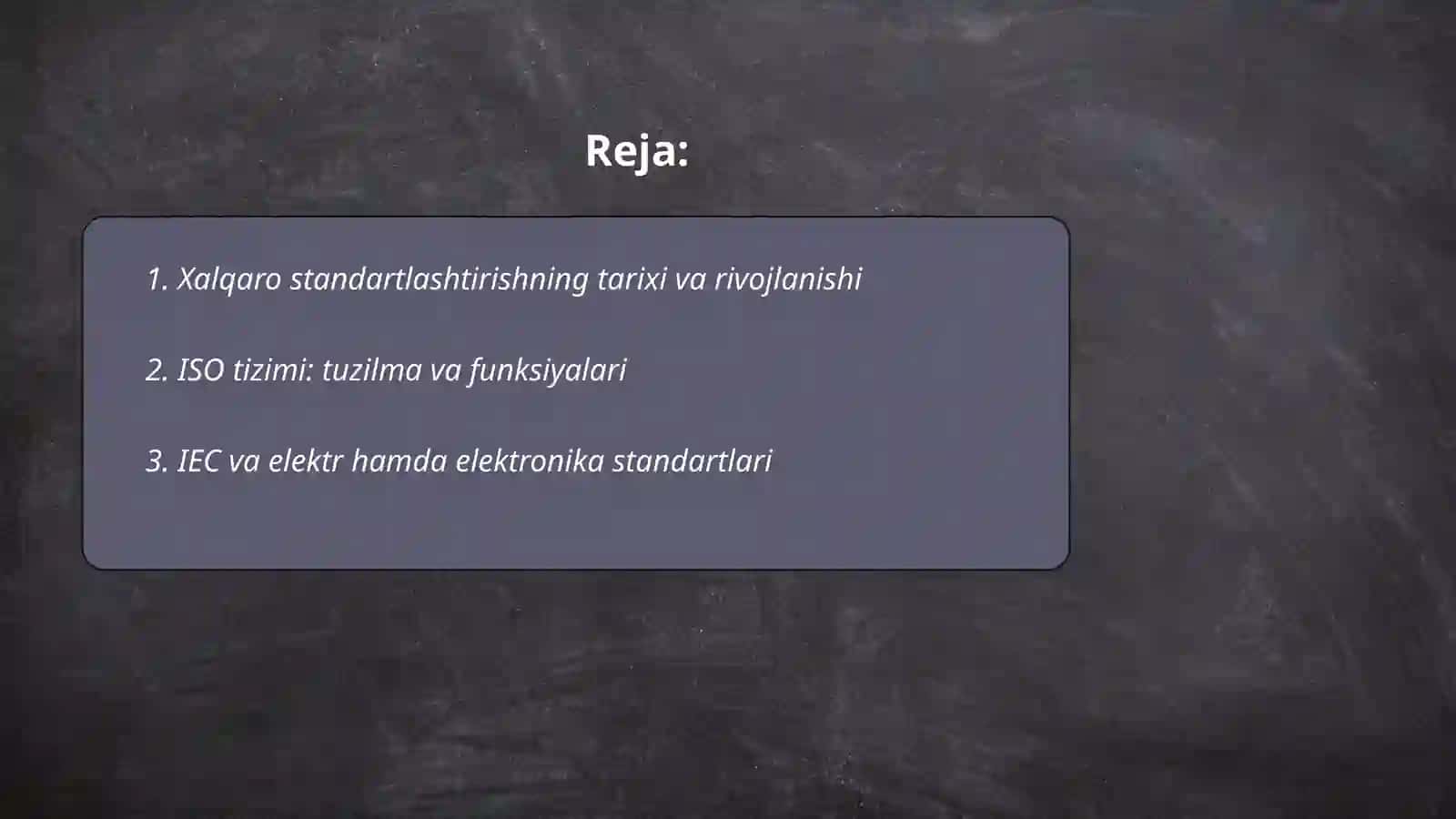 Xalqaro standartlashtirishning tarixi va rivojlanishi 2