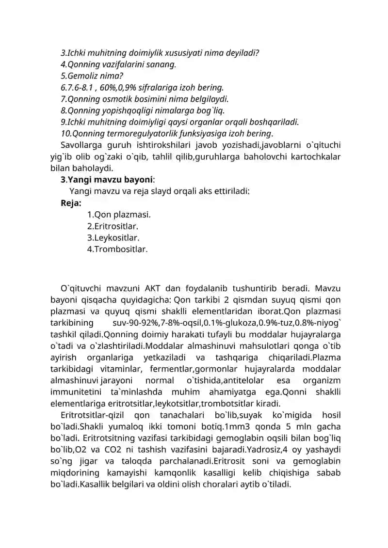 Odam va uning salomatligi 2