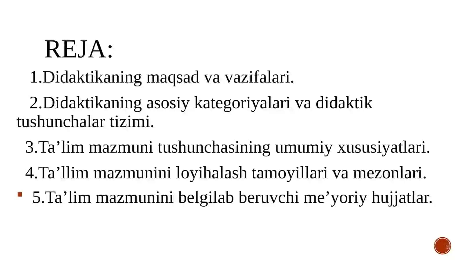 Boshlang’ich ta’limda ta’lim nazariyasi 2