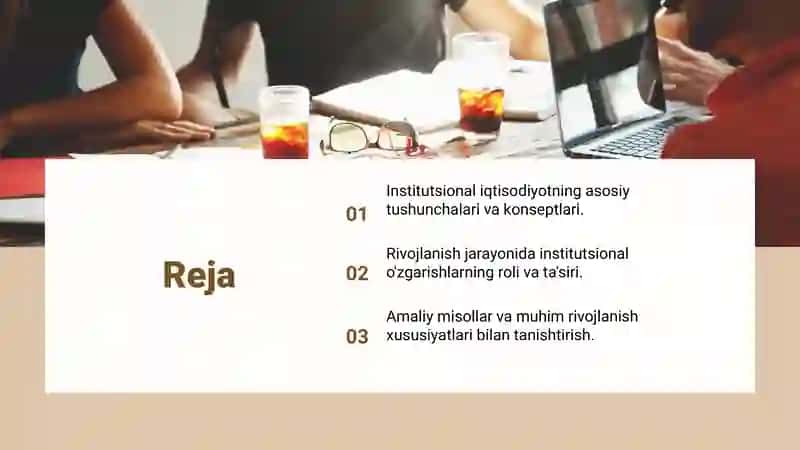 Institutsional iqtisodiyot rivojlanish xususiyatlari 2