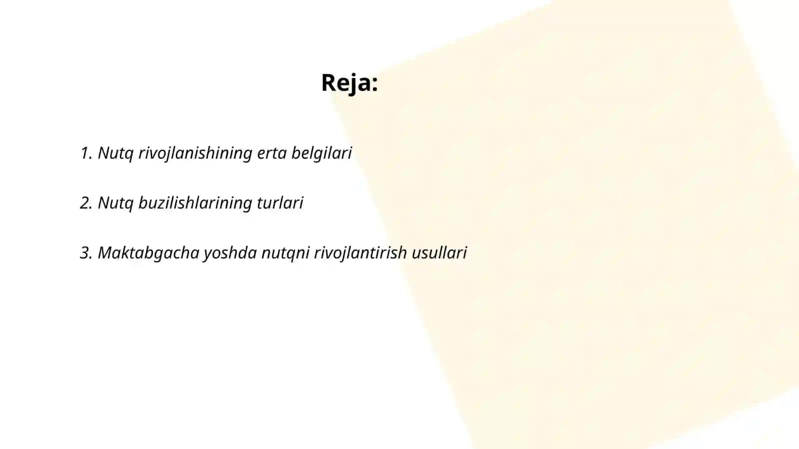 Maktabgacha yoshdagi nutqida kamchiligi bòlgan bolalarning faoliyat xususiyatlari 2