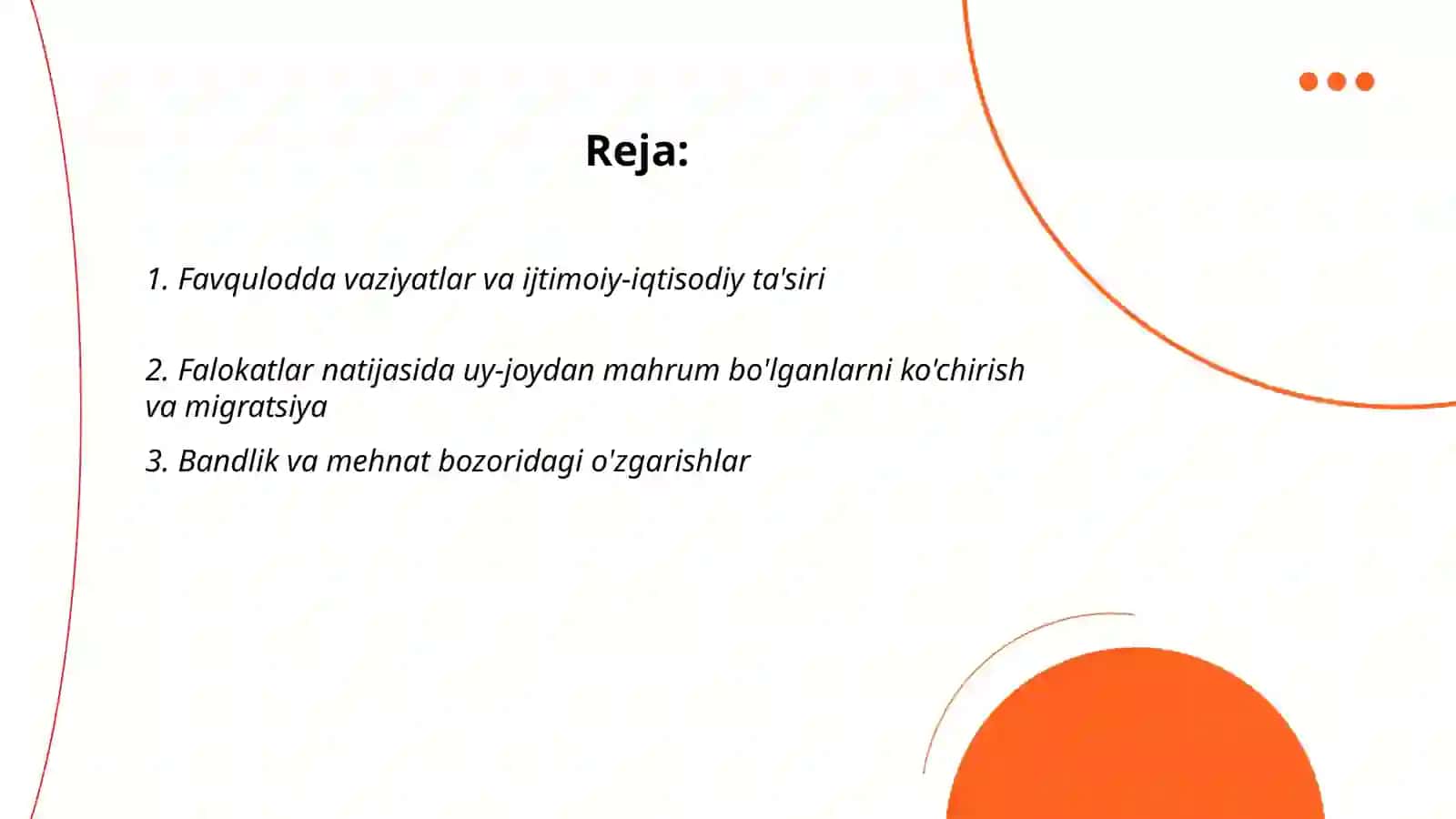 Favqulodda vaziyat, falokatli hodisalarning ijtimoiy oqibatlari 2