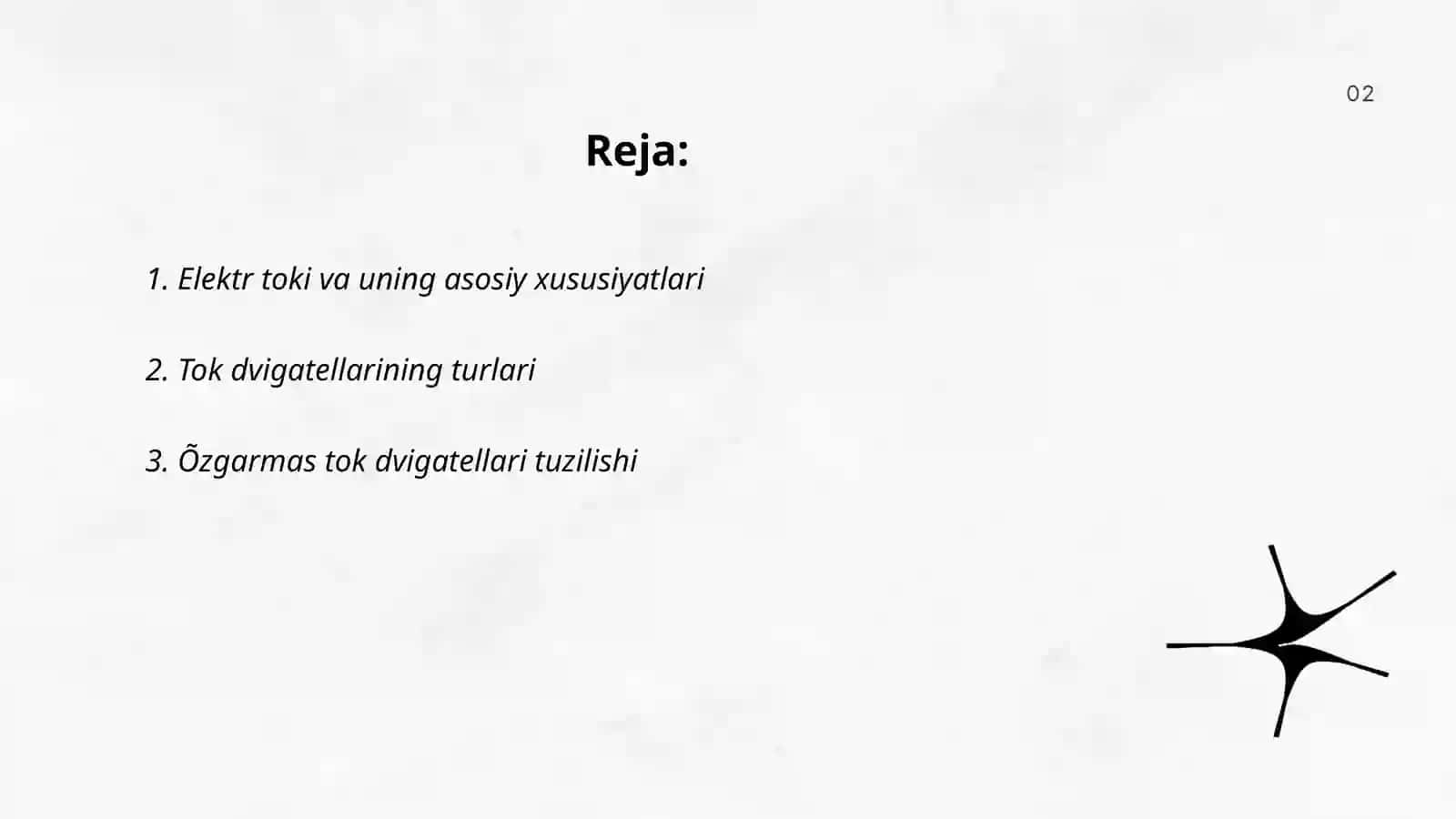 Õzgarmas tok dvigatellari 2