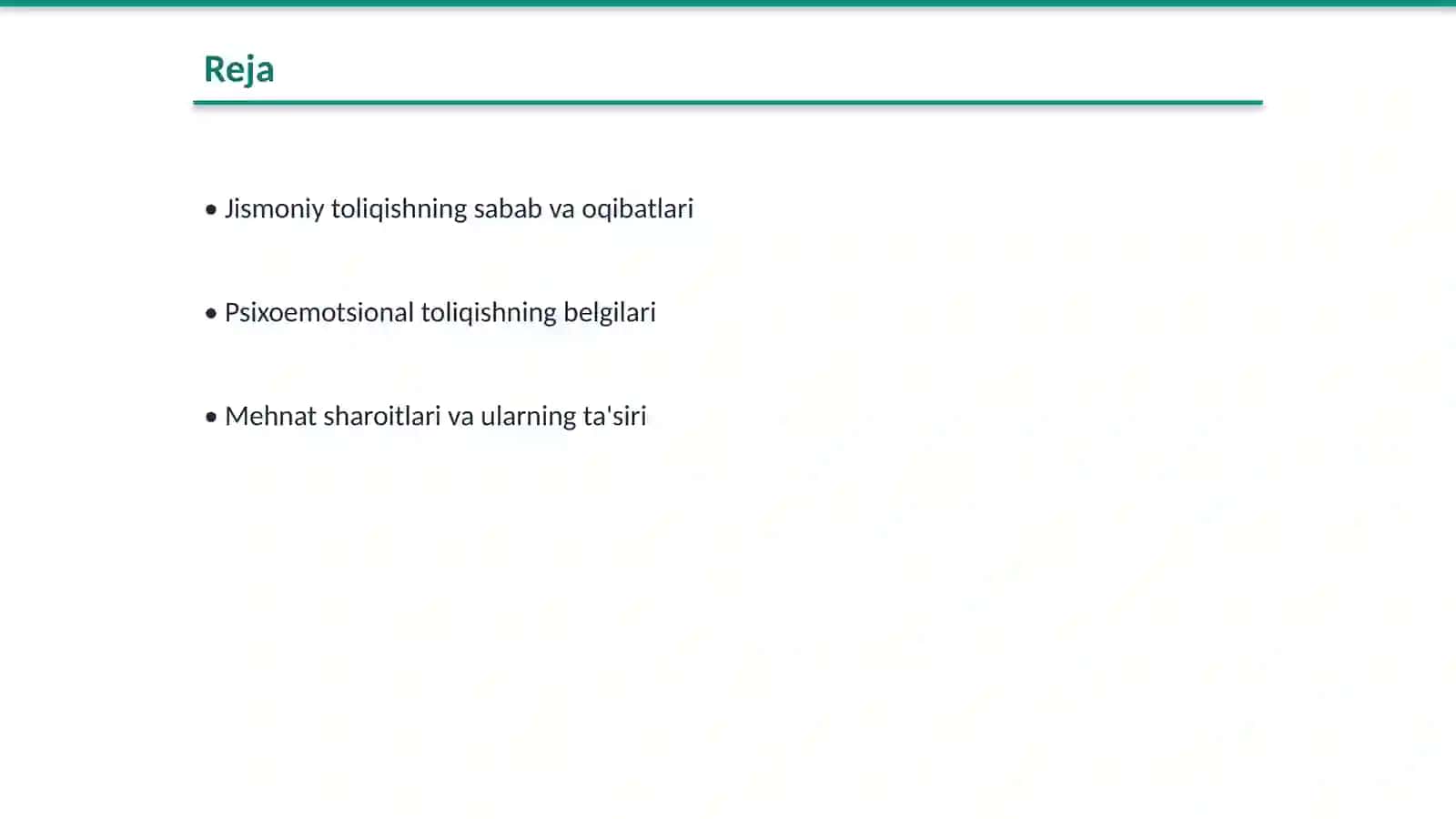 Mehnat faoliyatida jismoniy va psixoemotsional toliqish 2