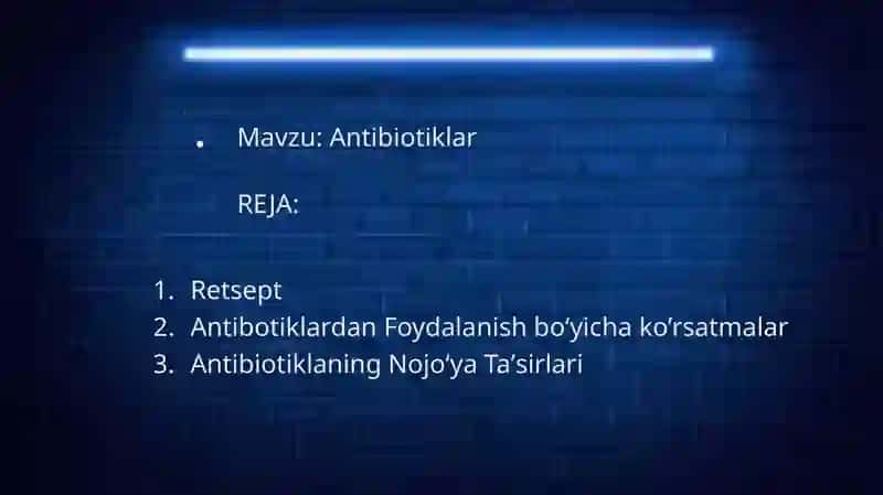Antibiotiklar 2