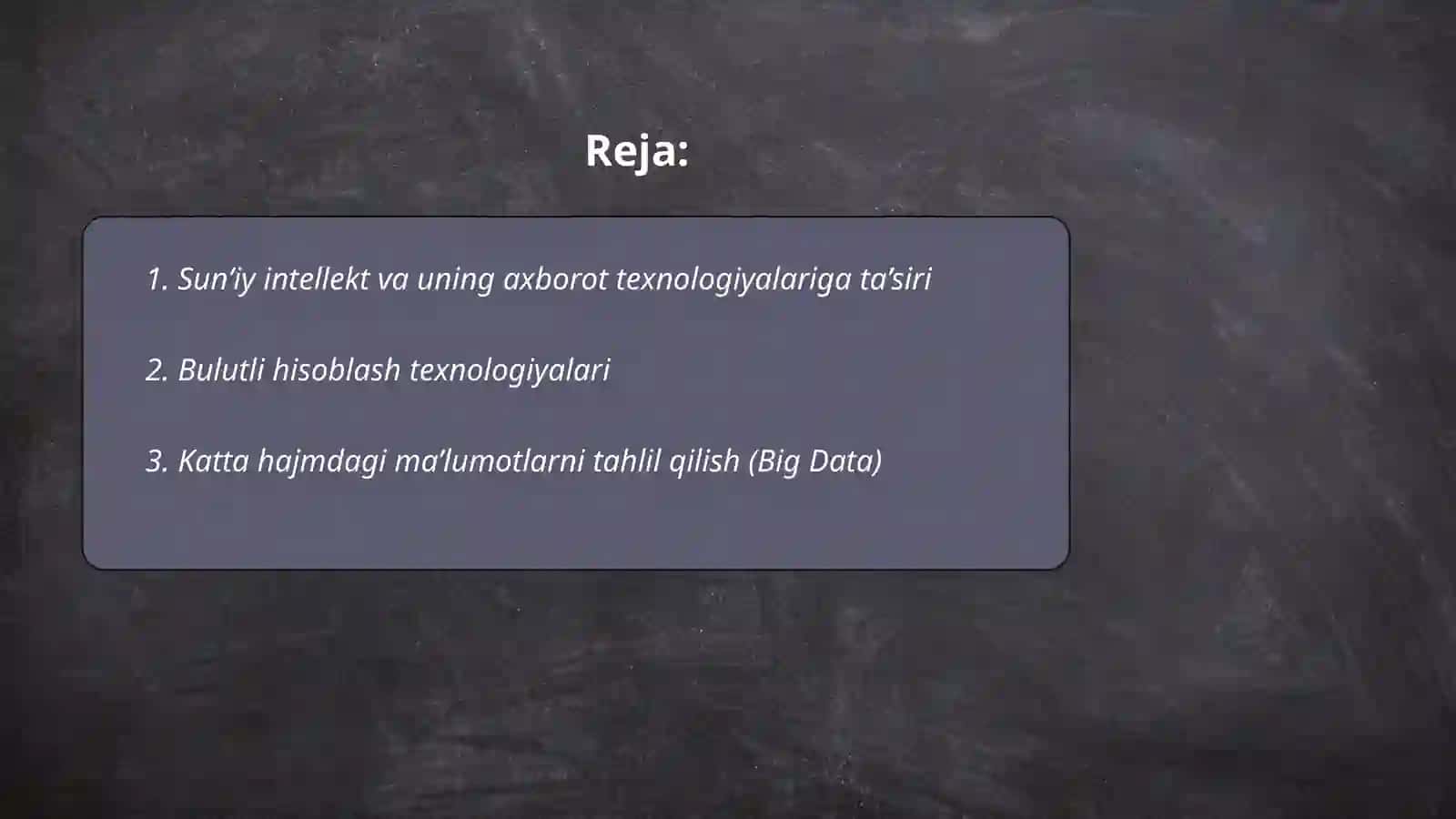 Zamonaviy axborot kamunikatsiya texnologiyalarining rivojlanishi tendensyalari va asosiy yõnalishlari 2