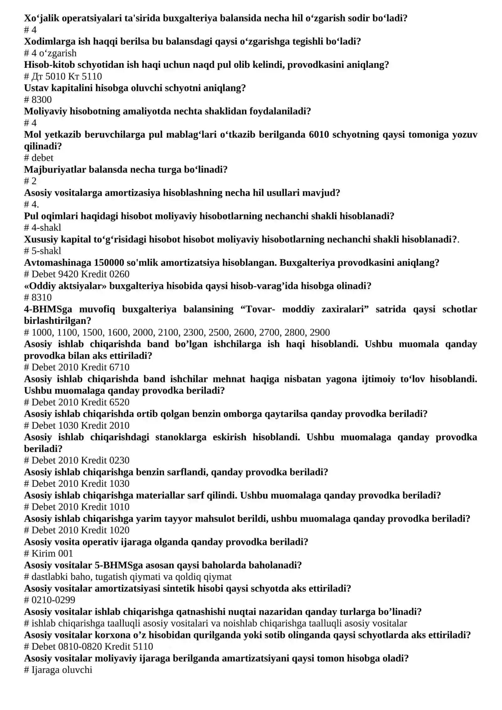 Moliyaviy hisob va boshqaruv hisobi 2