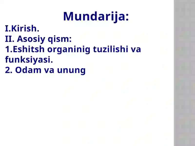 Eshitish organini o'tishda yangi pedagogik texnologiyadan foydalanish 2