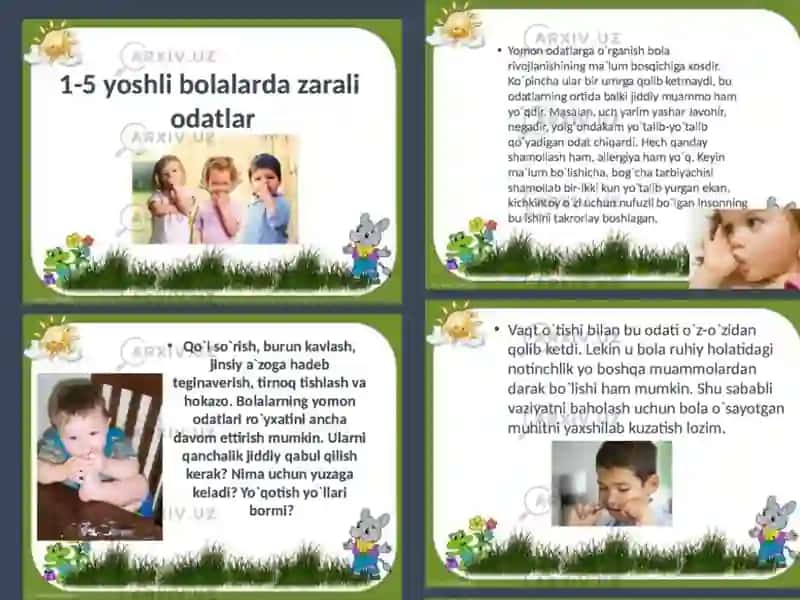 Bolalarorasidagizararliodatlar 2