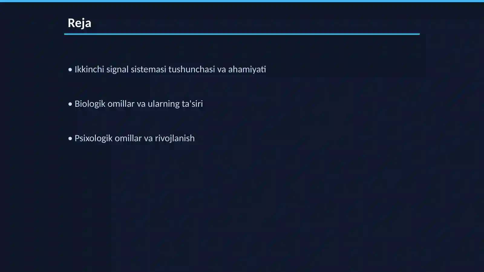 Ikkinchi signal sistemasi rivojlanishi 2