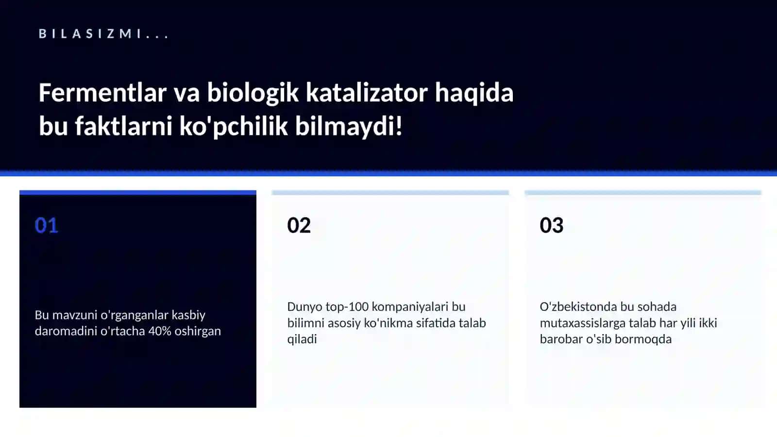 Fermentlar va biologik katalizator 2