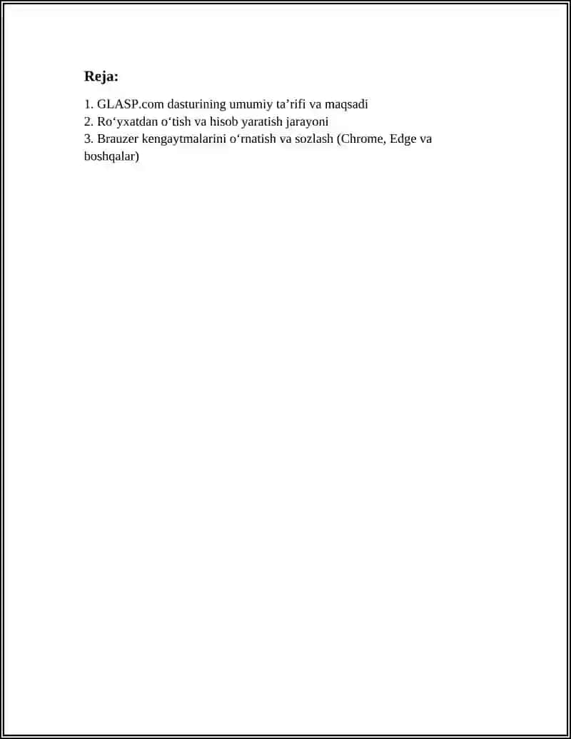 GLASP.COM DASTURI 2