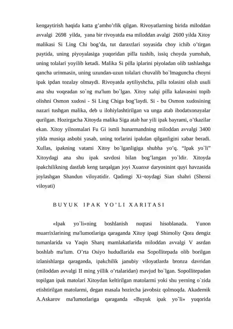 Buyuk Ipak yo‘li 2